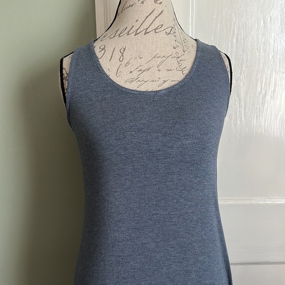 Paraphrase Blue Midi Tank Dress - Picture 3 of 9